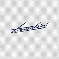 Truckin' Vinyl Decal Sticker