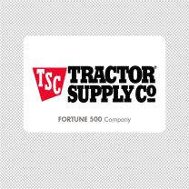 Tsc Tractor Supply Company Logo Graphics Decal Sticker