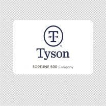 Tyson Foods Company Logo Graphics Decal Sticker
