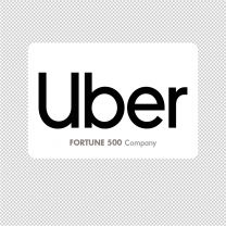 Uber Company Logo Graphics Decal Sticker