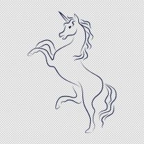 Unicorn Shadow Decal Sticker