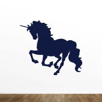 Unicorn Silhouette Vinyl Wall Decal Style-A