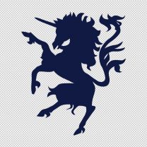 Unicorn Fighter Decal Sticker