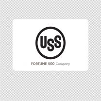 United States Steel Uss Company Logo Graphics Decal Sticker