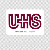 Universal Health Uhs Company Logo Graphics Decal Sticker