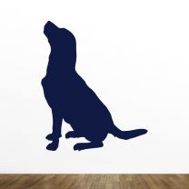 Vector Silhouette Dog Wall Decal