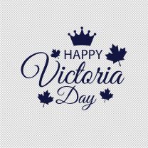 Victoria Holiday Vinyl Decal Sticker