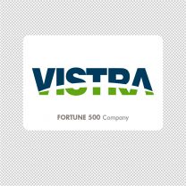 Vistra Corp Company Logo Graphics Decal Sticker