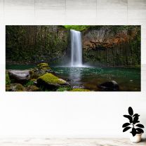 Waterfall Rocks Graphics Pattern Wall Mural Vinyl Decal