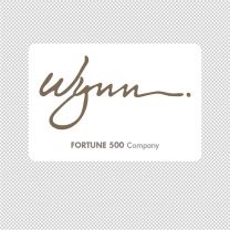 Wynn Resorts Company Logo Graphics Decal Sticker