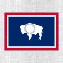 Wyoming State Decal Sticker