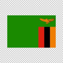 Zambia Country Flag Decal Sticker