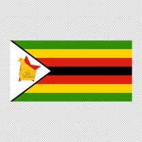 Zimbabwe Country Flag Decal Sticker