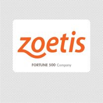 Zoetis Company Logo Graphics Decal Sticker